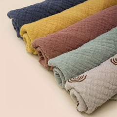 5pcs Square Cotton Baby Face Towels Soft Absorbent Gauze Baby Towel Set