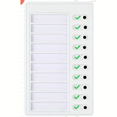 Students Chore Chart Checklist Board with To Do List