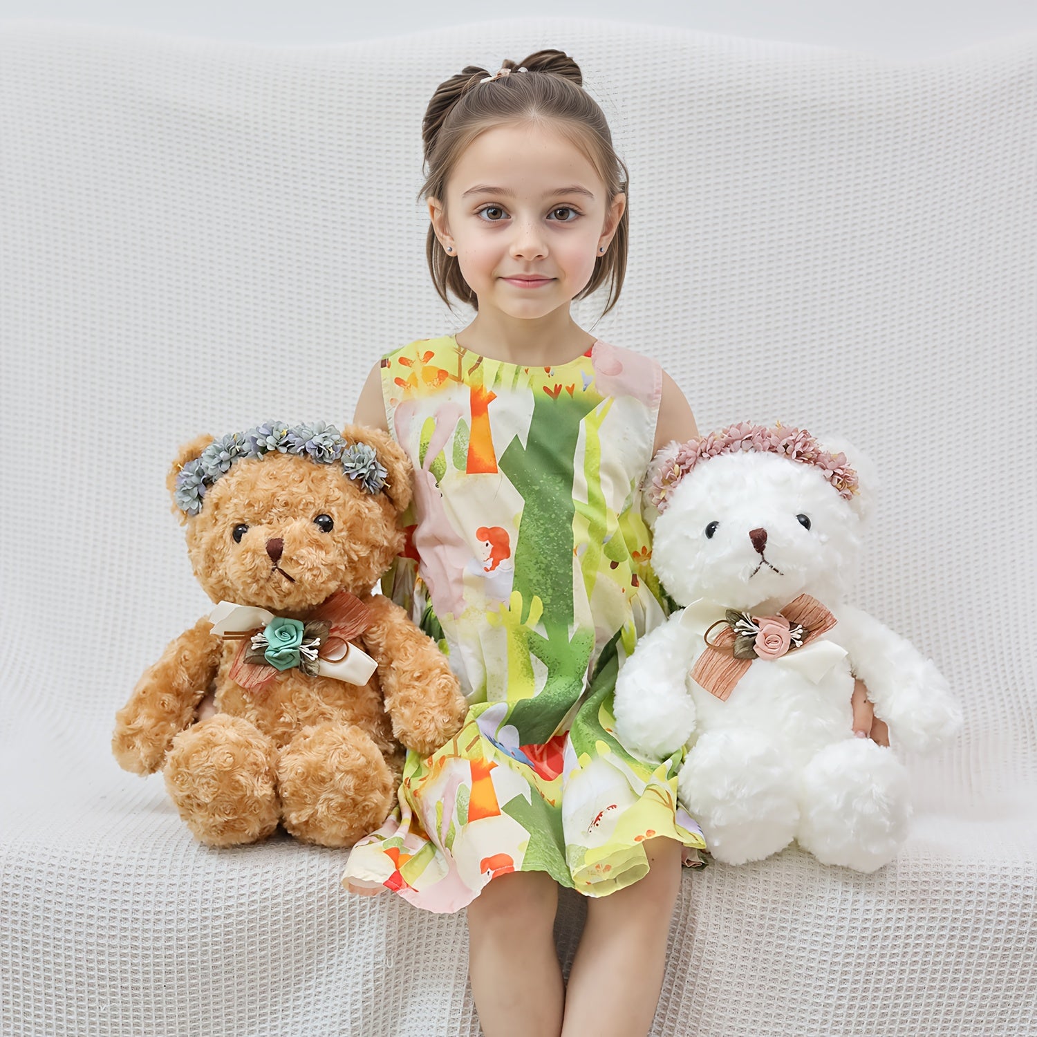 Large Teddy Bear Plush Toy Brown Birthday Gift for Kids Girlfriend Boyfriend