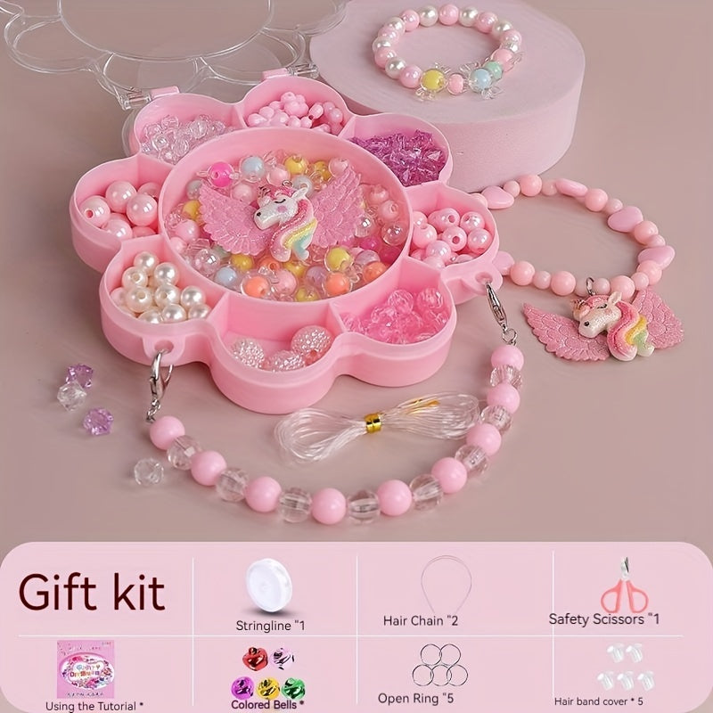 Children's Beaded Toy Princess Necklace Bracelet DIY Material
