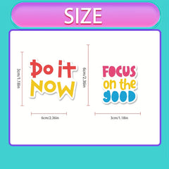 50pcs Motivational Stickers for Teachers Classroom Waterproof Scrapbook