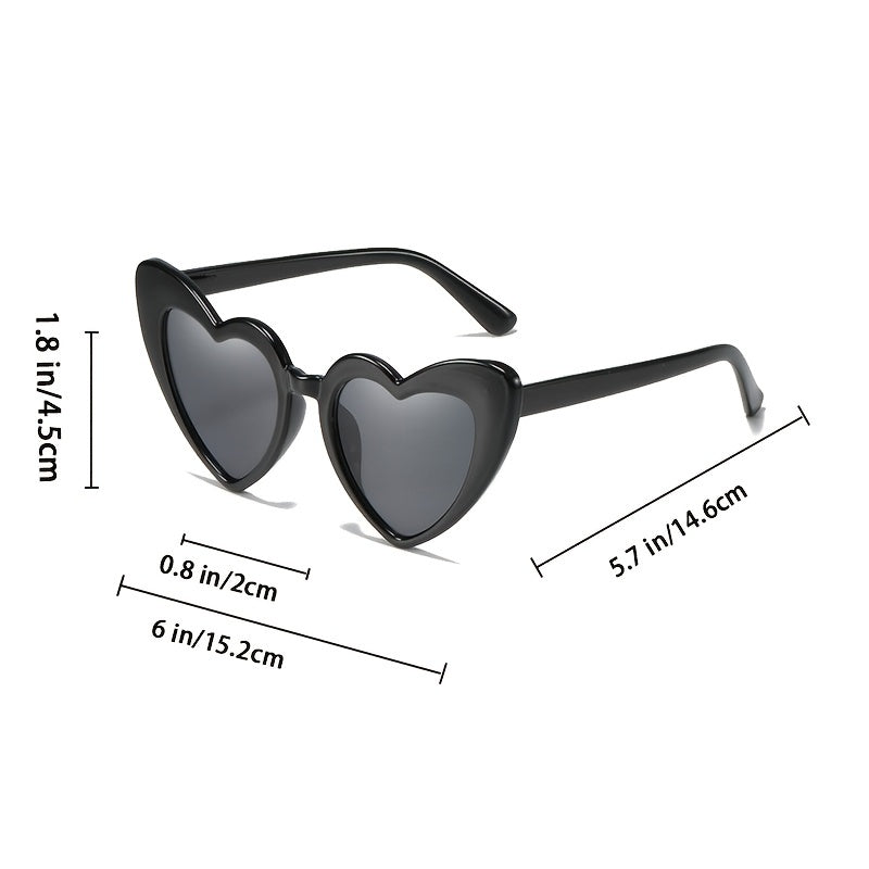 Heart Care Sunglasses Metal Hinge Large Frame Glasses For Men