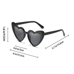 Heart Care Sunglasses Metal Hinge Large Frame Glasses For Men