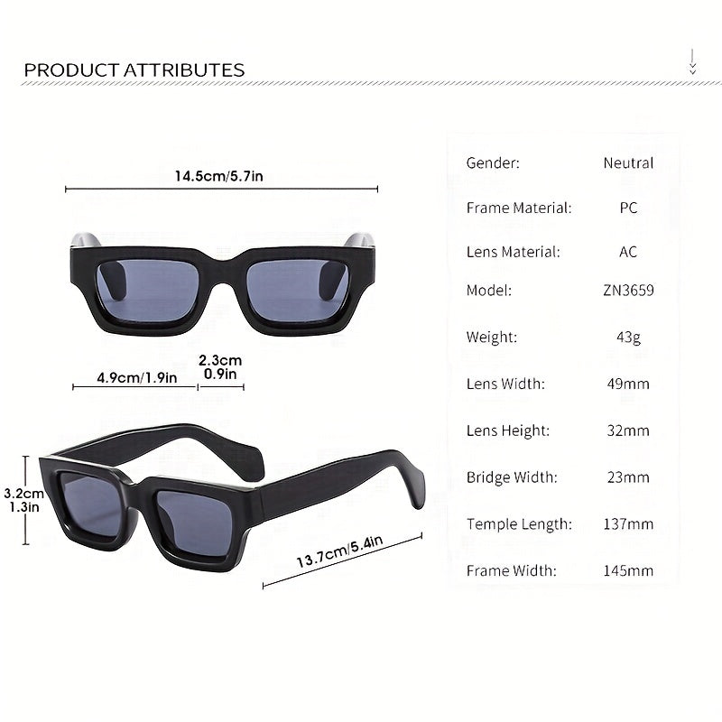 Square Frame Sunglasses Thick Frame Sunglasses For Men