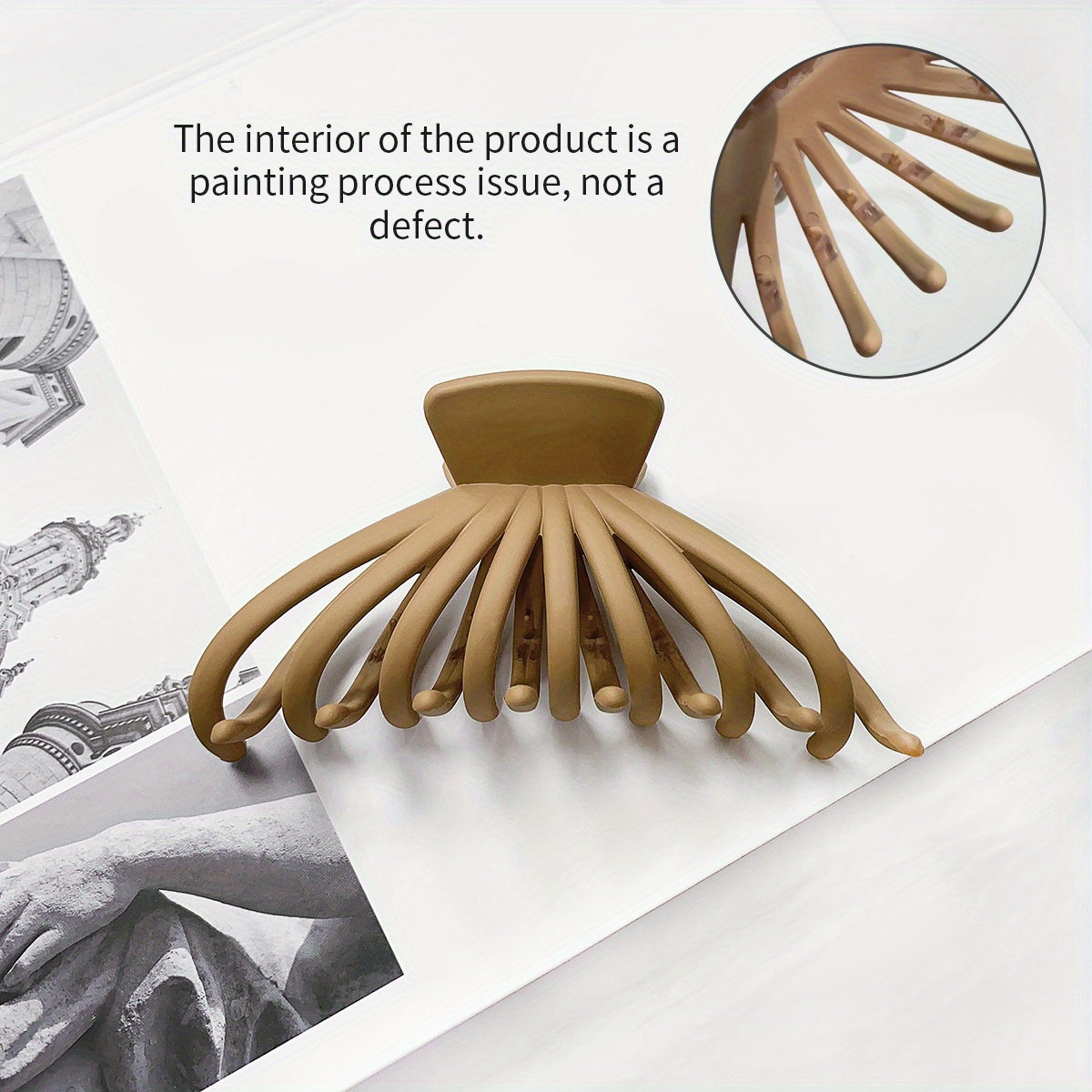 Large Hair Claw Ladies Hair Claw Shark Claw Plastic Hair Clip Hair Accessory