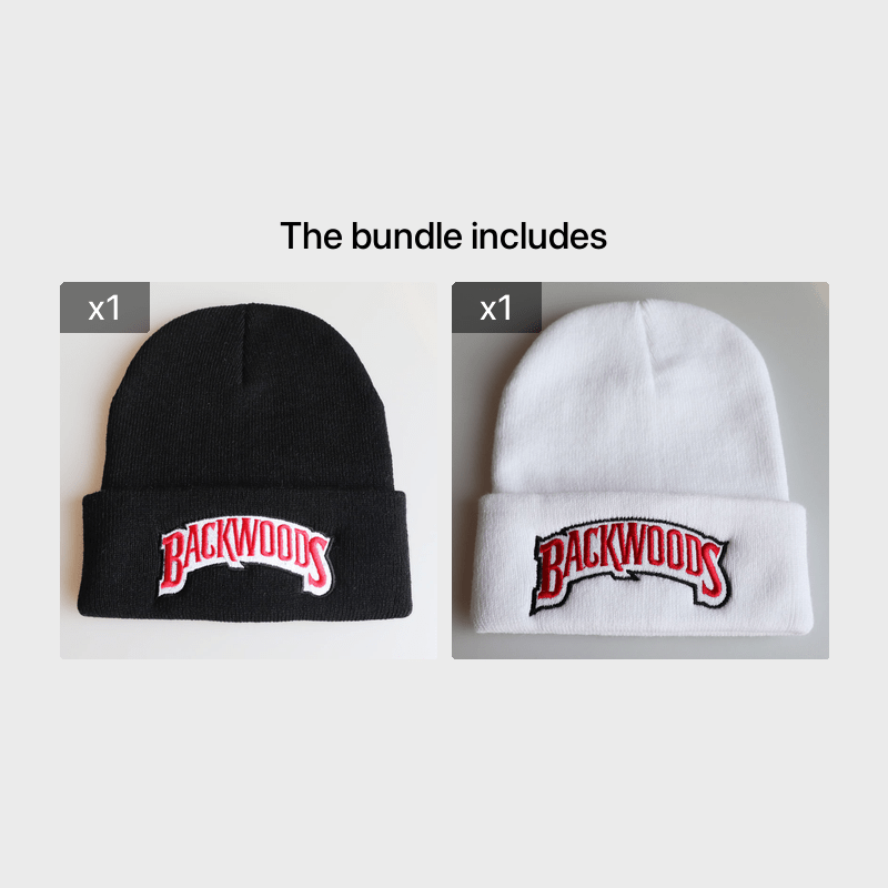 BACKWOODS Warm Winter Hat with Embroidery for Students