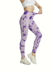 Tie Dye High Waist Yoga Leggings Women's Activewear