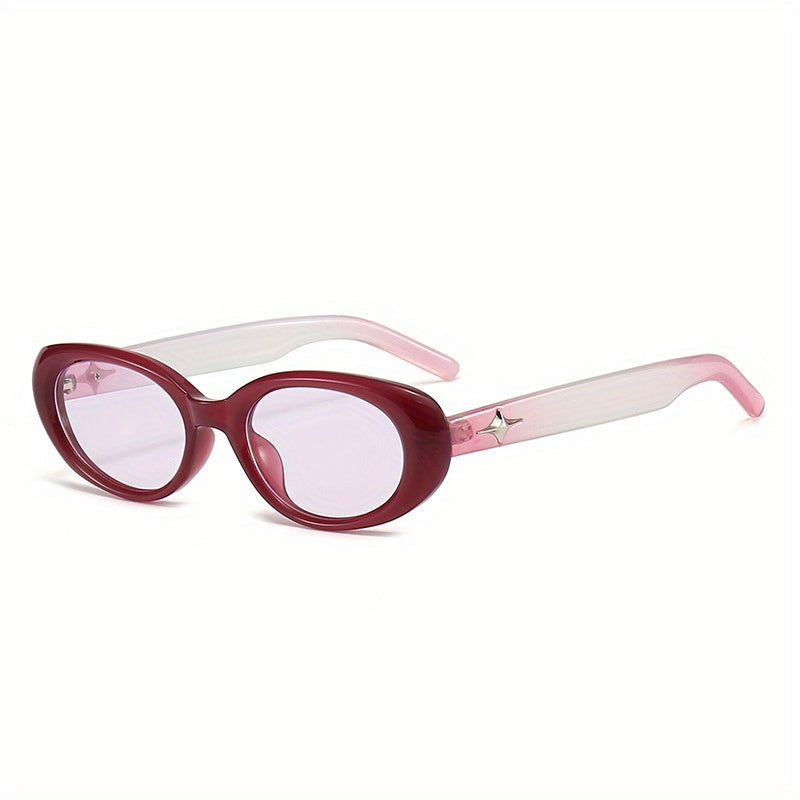 Men's Oval Frame UV Protection Sunglasses For Outdoor Sports