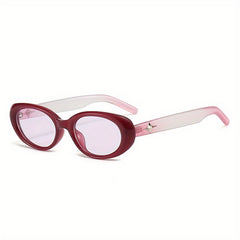 Men's Oval Frame UV Protection Sunglasses For Outdoor Sports