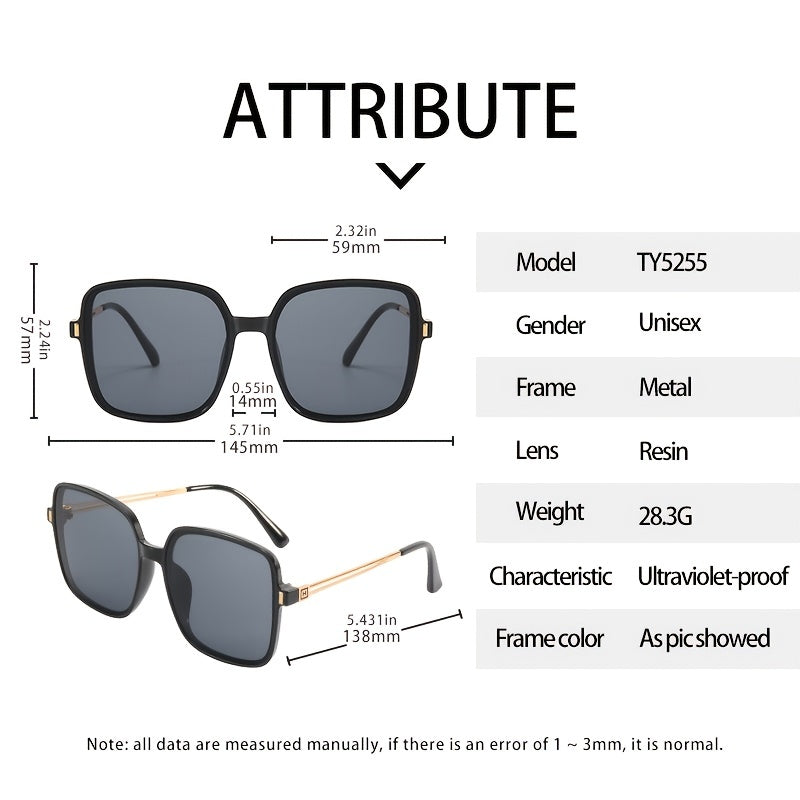 70s Vintage Oversized Sunglasses Women Men With Zipper Box