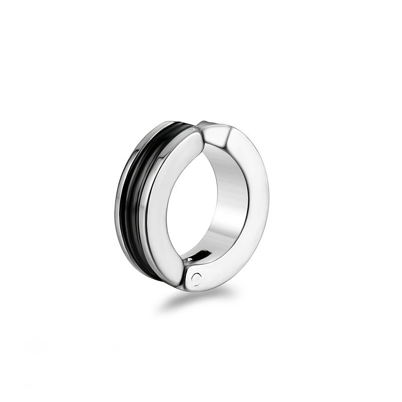 1PC Punk Titanium Steel Ear Clip Earrings