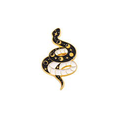 Gothic Snake Enamel Pins Horror Animal Lapel Pin