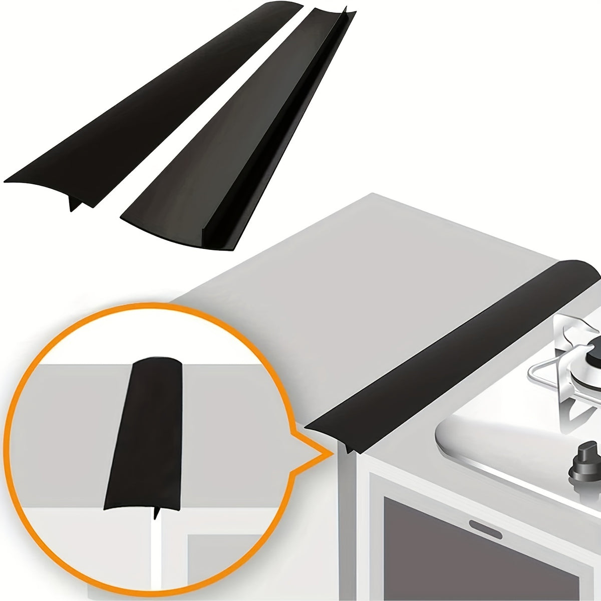 Silicone Stove Gap Cover Anti-fouling Sealing Strip