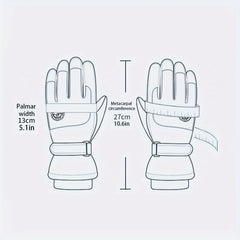 Winter Skiing Gloves for Men Women Warm Waterproof Touch Screen