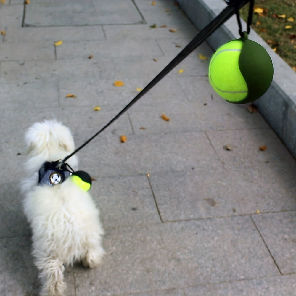 Pet Toy Tennis Ball Holder with 1 Tennis Ball