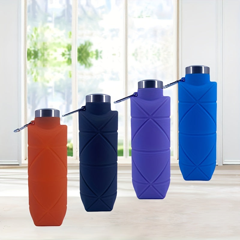 Reusable Silicone Water Bottles Leakproof for Outdoor Use