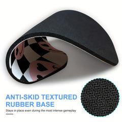 Happy Face Mouse Pad Non Slip Rubber Base for Laptop