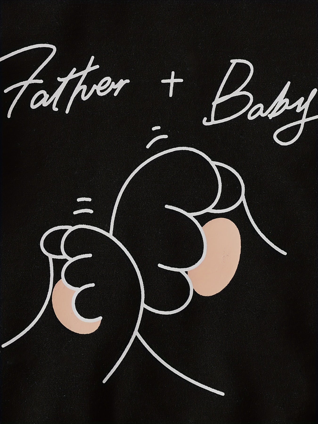 Father Baby 2pc Boys Cartoon Crew Neck Sweatshirt & Pants Set