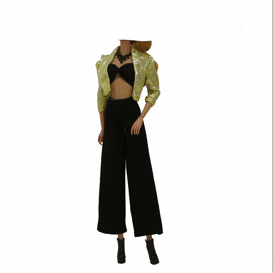 Office Lady Doll Jumpsuit Dress Bag Doll Accessories