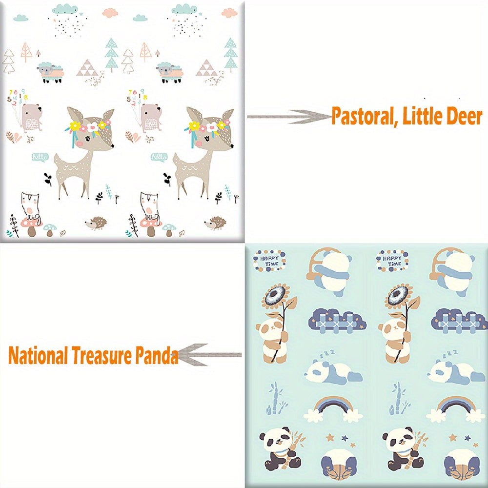 Thick Double-Sided Baby Crawling Mat for Living Room Indoor Use