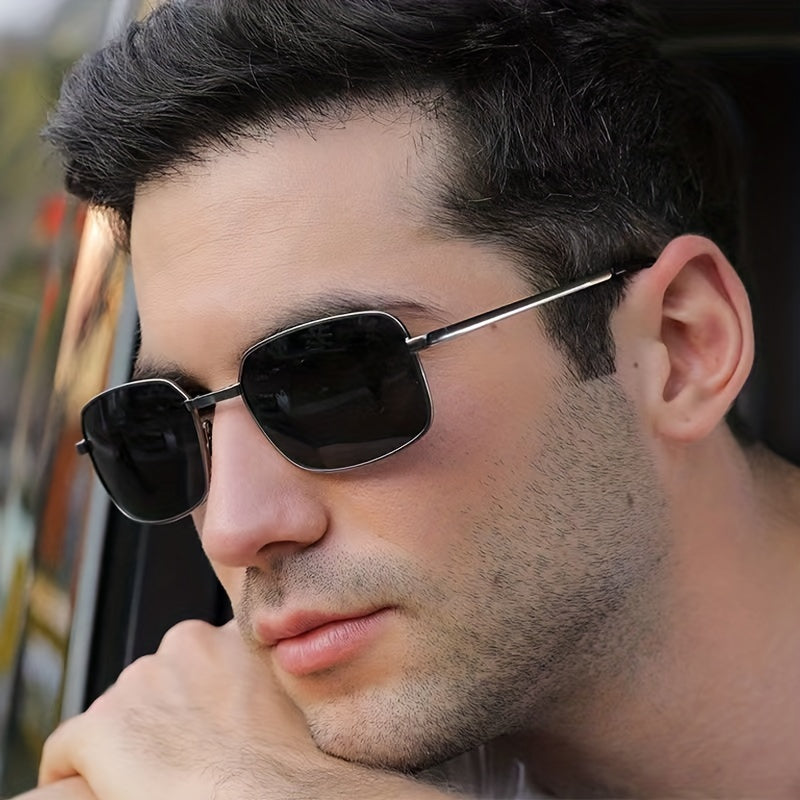 Men's Polarized Photochromic Folding Sunglasses UV Protection