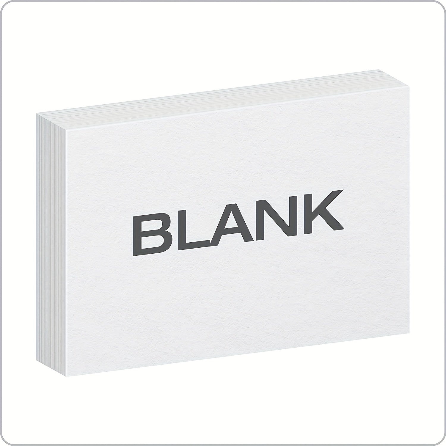 100 Sheets Blank Card Memory Message Index Card