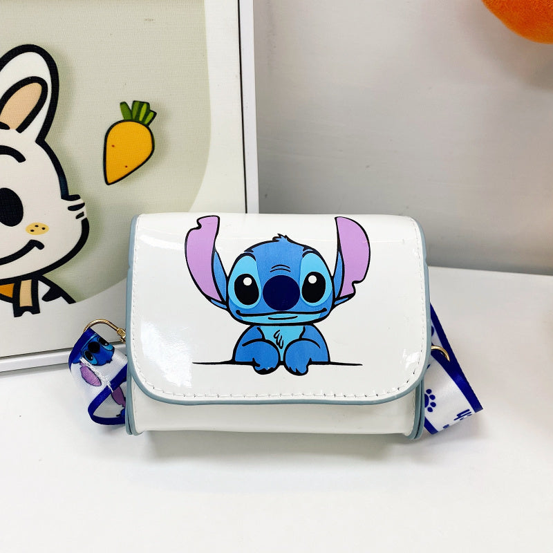Stitch Girls Diagonal Backpack Durable TPU Material