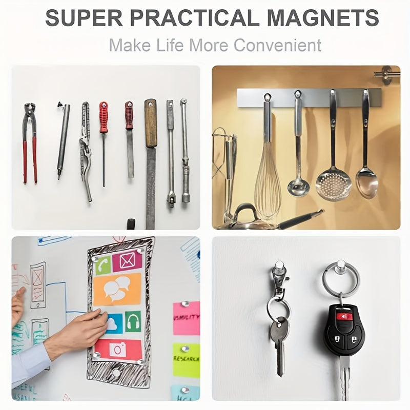 5pcs Neodymium Magnetic Pushpin Metal Strong Magnetic Tack Decompressing Toy