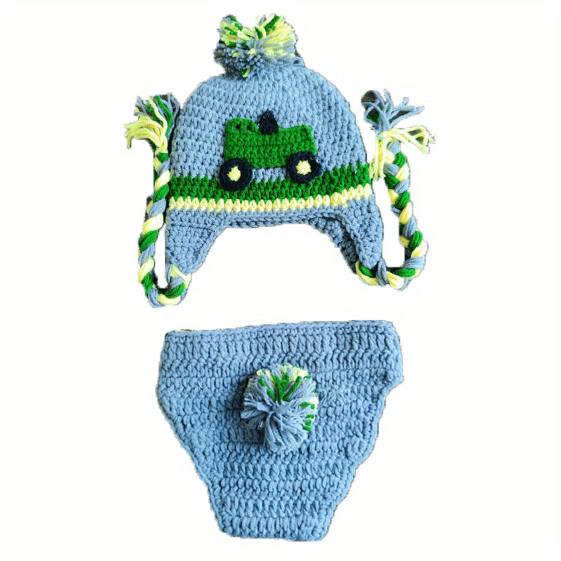 Newborn Photography Cars Wool Set Baby Shower Souvenirs