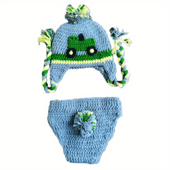 Newborn Photography Cars Wool Set Baby Shower Souvenirs