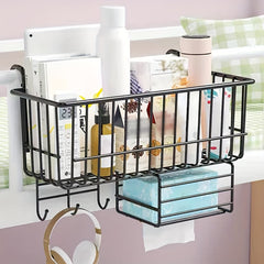 Bedside Storage Rack Hanging Basket Dorm Room Organizer
