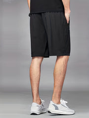 Men's Drawstring Sport Shorts with Zipped Pocket
