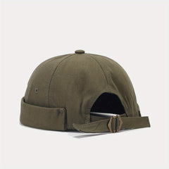 Literary Retro Melon Hat - Solid Street Hip Hop Land Master
