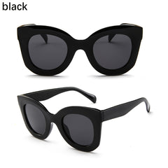 Cat Eye Sunglasses Vintage Minimalist Eyewear UV400