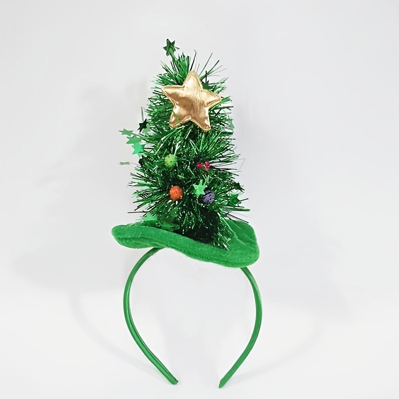 Christmas Tree Headband Christmas Party Hair Hoop 1PCS