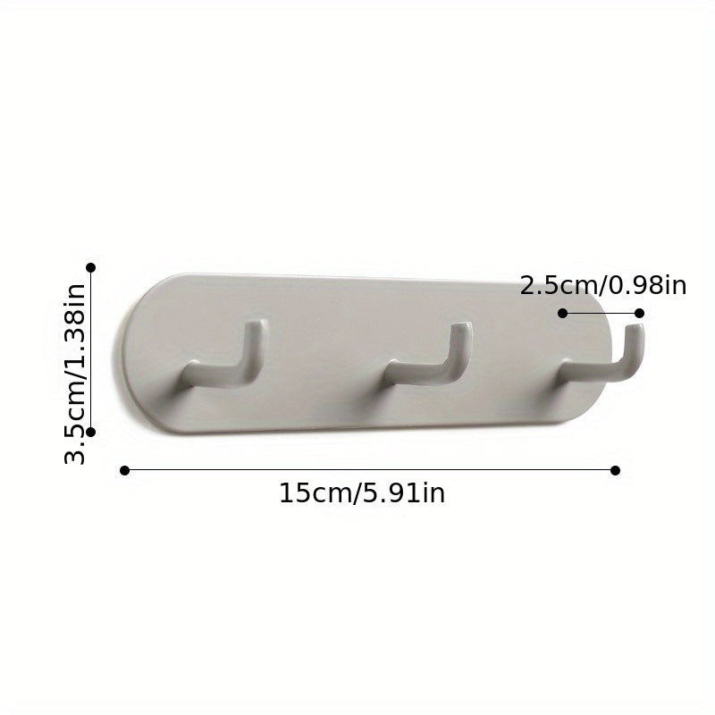Iron Art Adhesive Hook Cream Style Strong Adhesive Kitchen Bathroom Hook