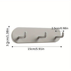 Iron Art Adhesive Hook Cream Style Strong Adhesive Kitchen Bathroom Hook