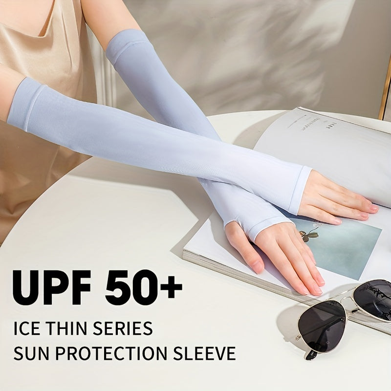 Gradient Ice Sleeve Sunscreen Arm Sleeves UV Protection Cycling Men Women