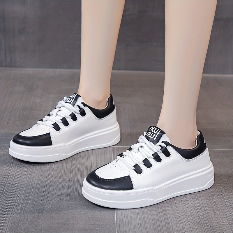 Thick Sole Skate Shoes Lightweight Casual Sports Sneakers