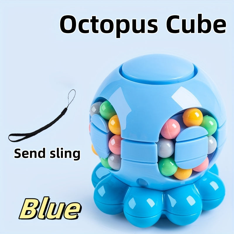 Octopus Egg Fidget & Spinner Toy Rotating Bean Cube Puzzle