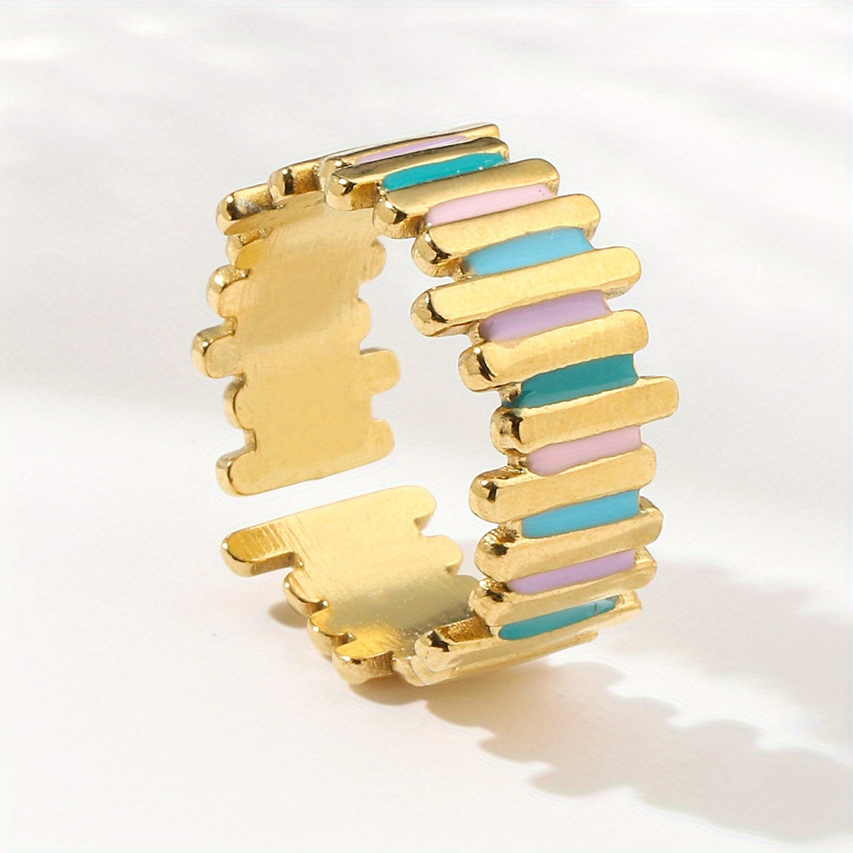 Stainless Steel Stylistic Ring W001