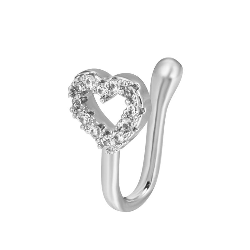 Men's Silver Punch Sports Nose Clip for Party Birthday Gift