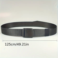 Outdoor Sports Canvas Belt Unisex Mountaineering Belt