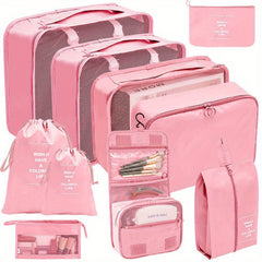 10 Pcs Travel Luggage Bags Dustproof Organizer Portable Storage