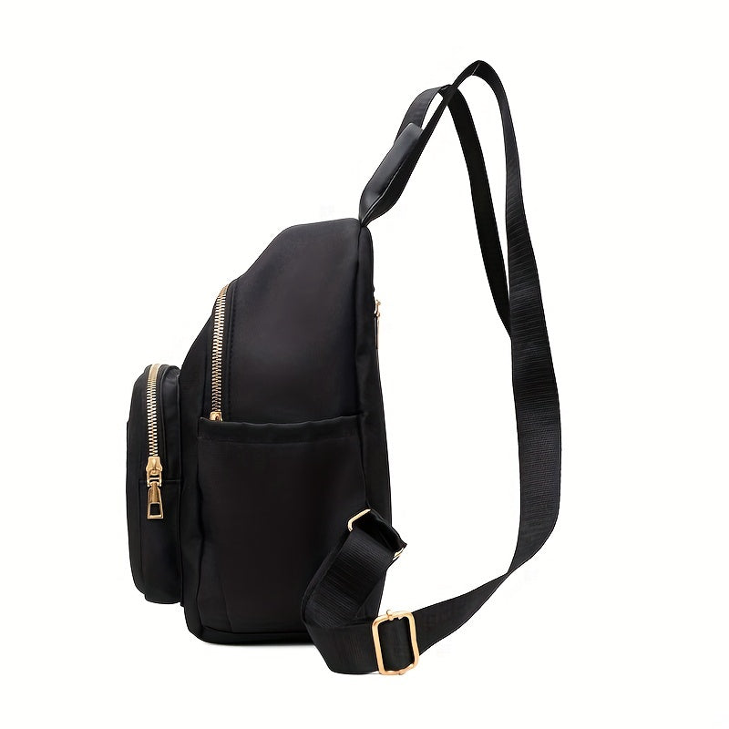Nylon Backpack Purse Preppy School Bag Casual Travel Daypack For Girls