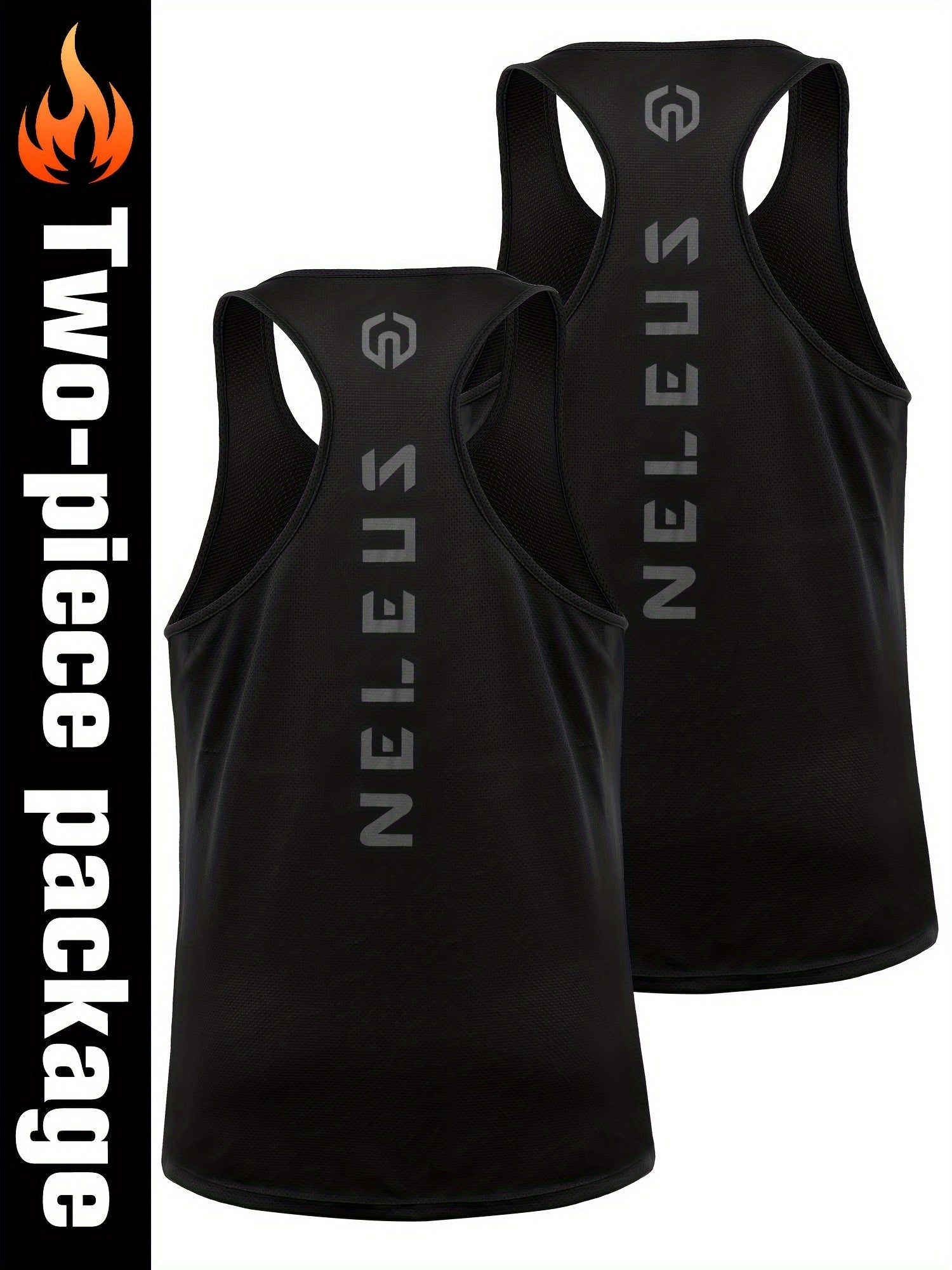 Men's Racerback Muscle Sports Tank Top Quick Drying Breathable Running T-shirt