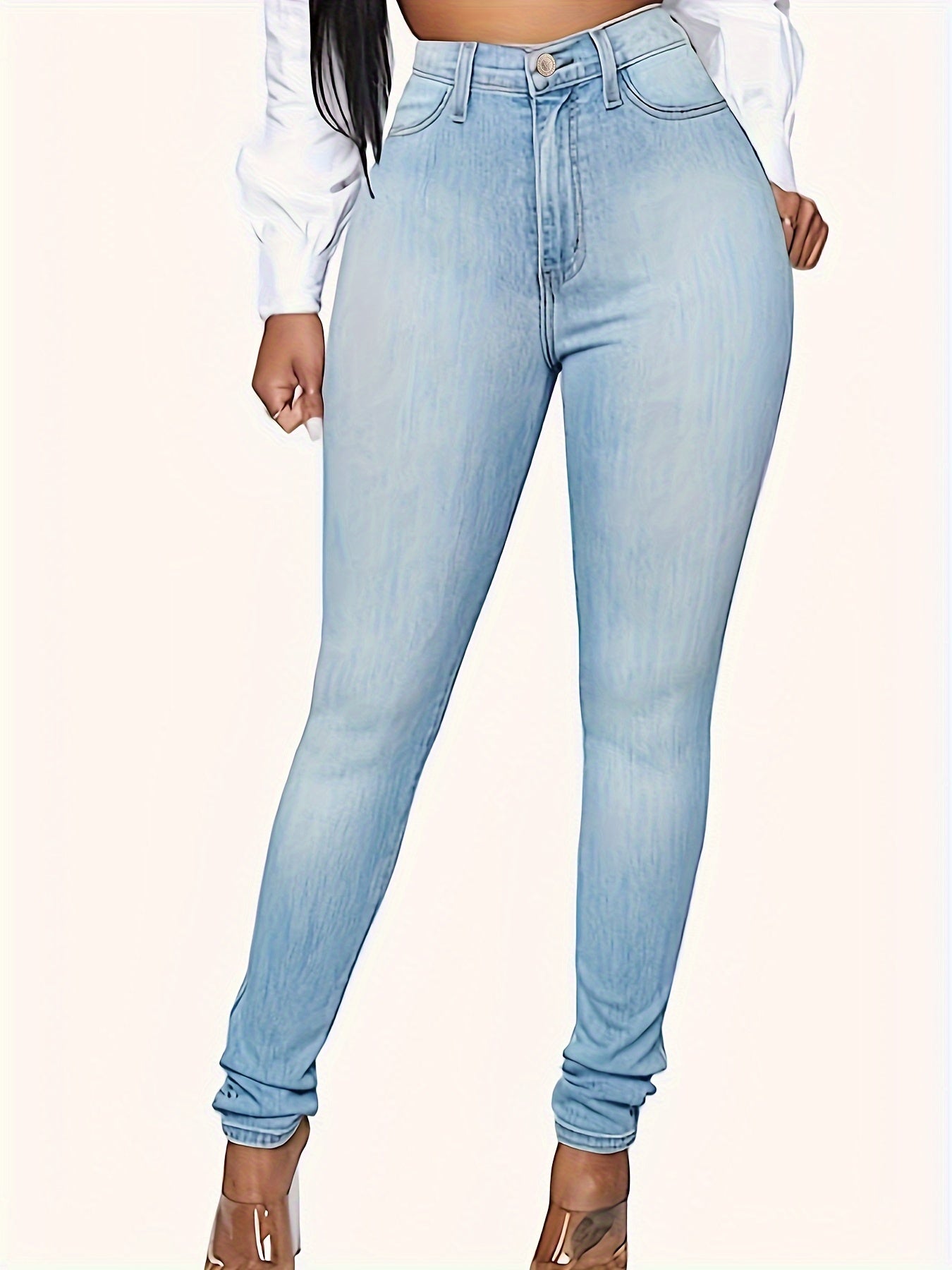  High Rise High Stretch Skinny Jeans