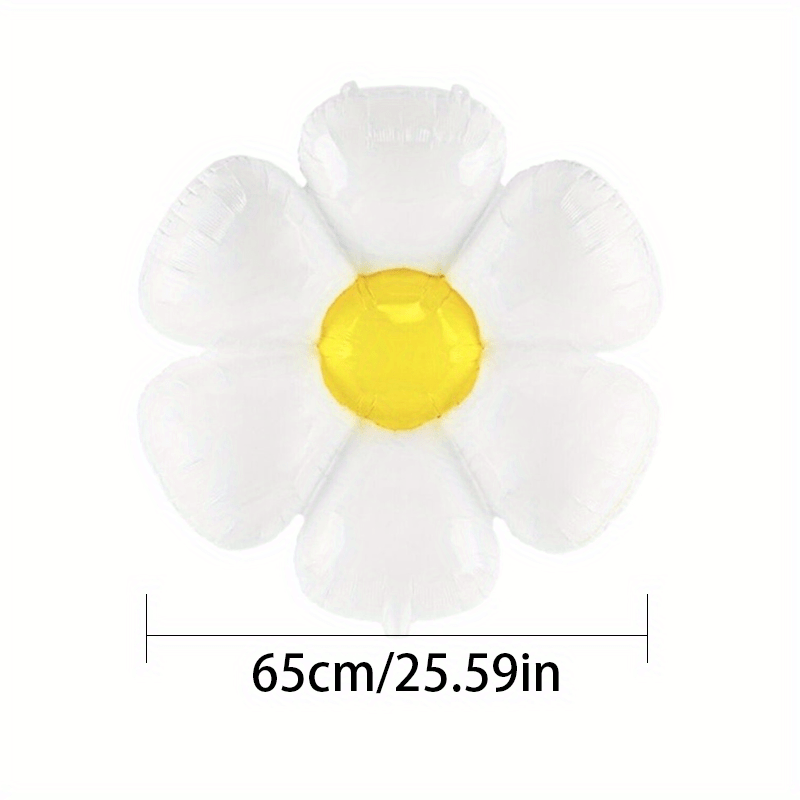5pcs Small Daisy Aluminum Film Balloons - Party Decorations