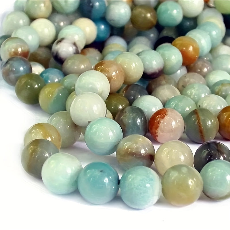 Amazonian Gemstone Loose Beads for Jewelry Making 6mm 8mm