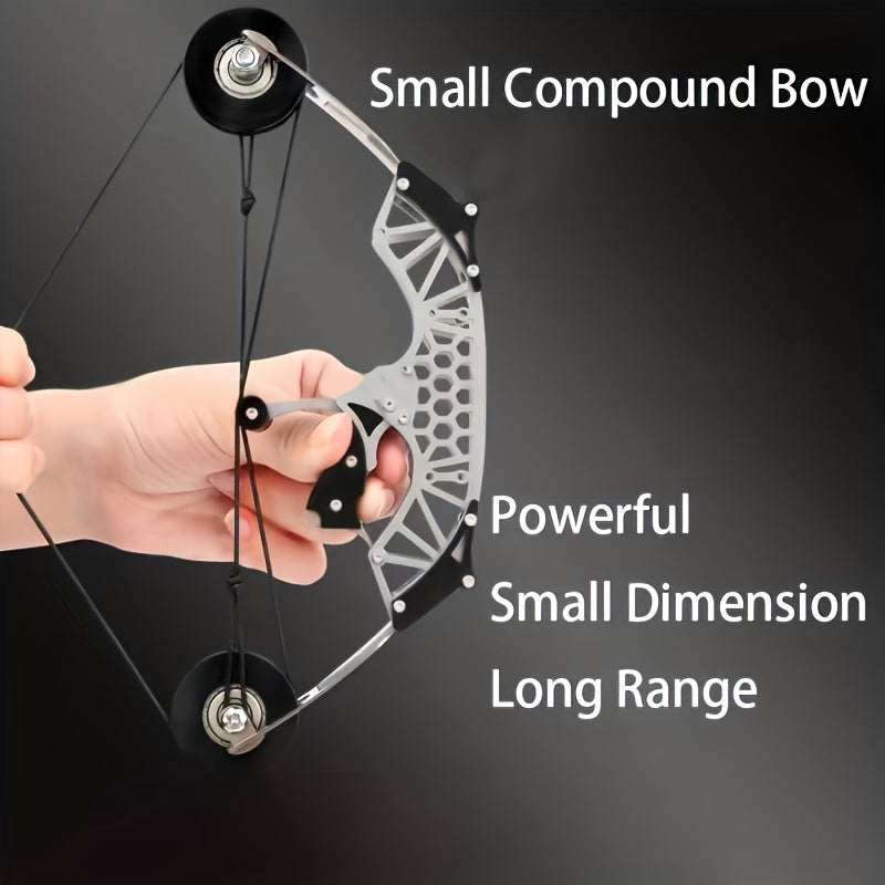 Mini Compound Bow Powerful Metal Pulley Bow